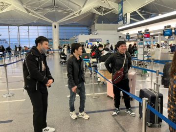 アン君　一時帰国