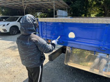 作業場にて