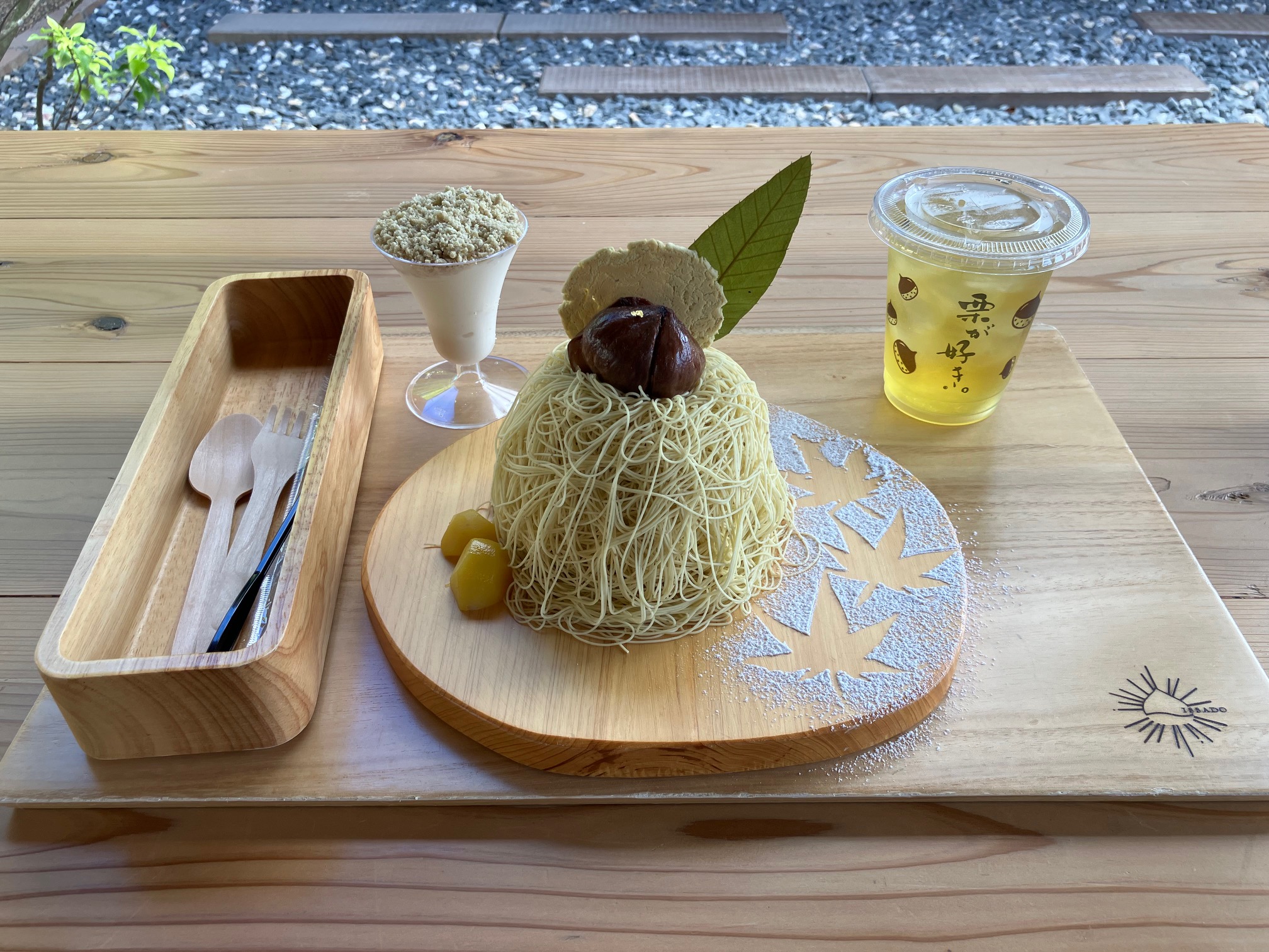 出張先で甘いもの　